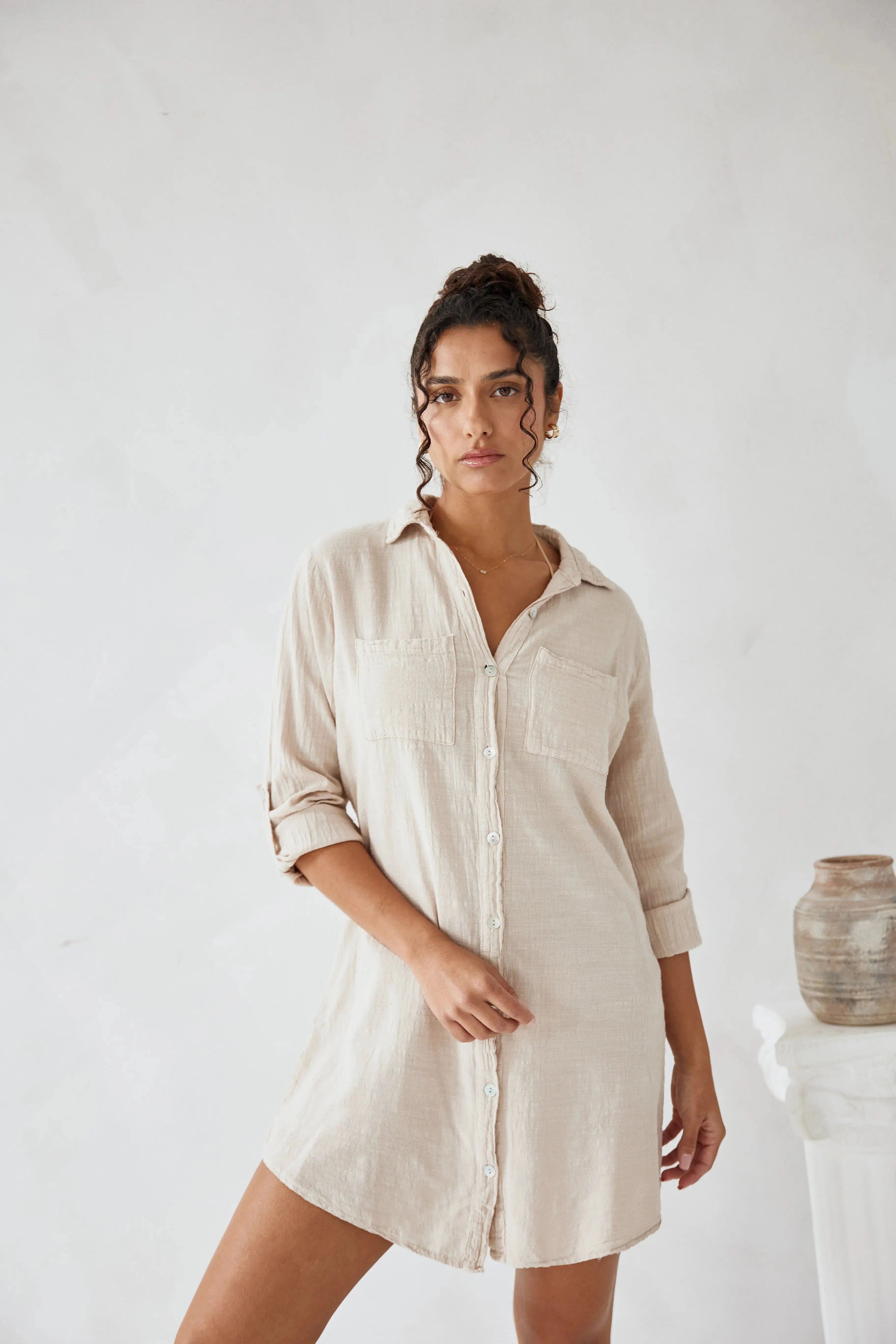 Cabana Shirt Dress - Image 14